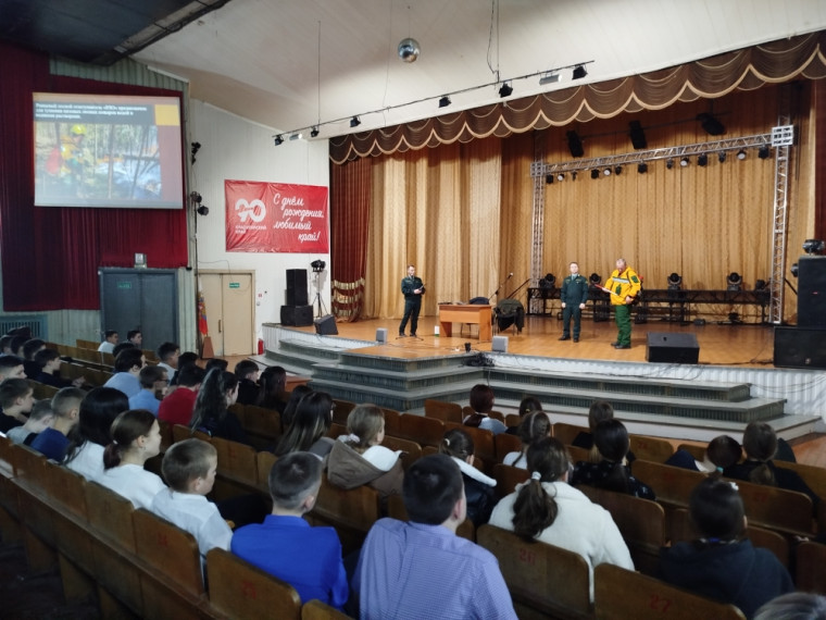Профориентационное занятие Рыбинского лесничества.